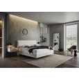 BOXSPRINGBETT 200/200 cm,  in Creme, Topper, Matratzen, unterschiedliche Matratzenhärtegrade je Bettseite, H2 + H3 = mittel + fest  - Creme/Schwarz, Design, Kunststoff/Textil (200/200cm) - Dieter Knoll