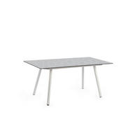 LOUNGETISCH  - Weiß/Grau, MODERN, Kunststoff/Metall (150/76/70cm) - Tierra Outdoor