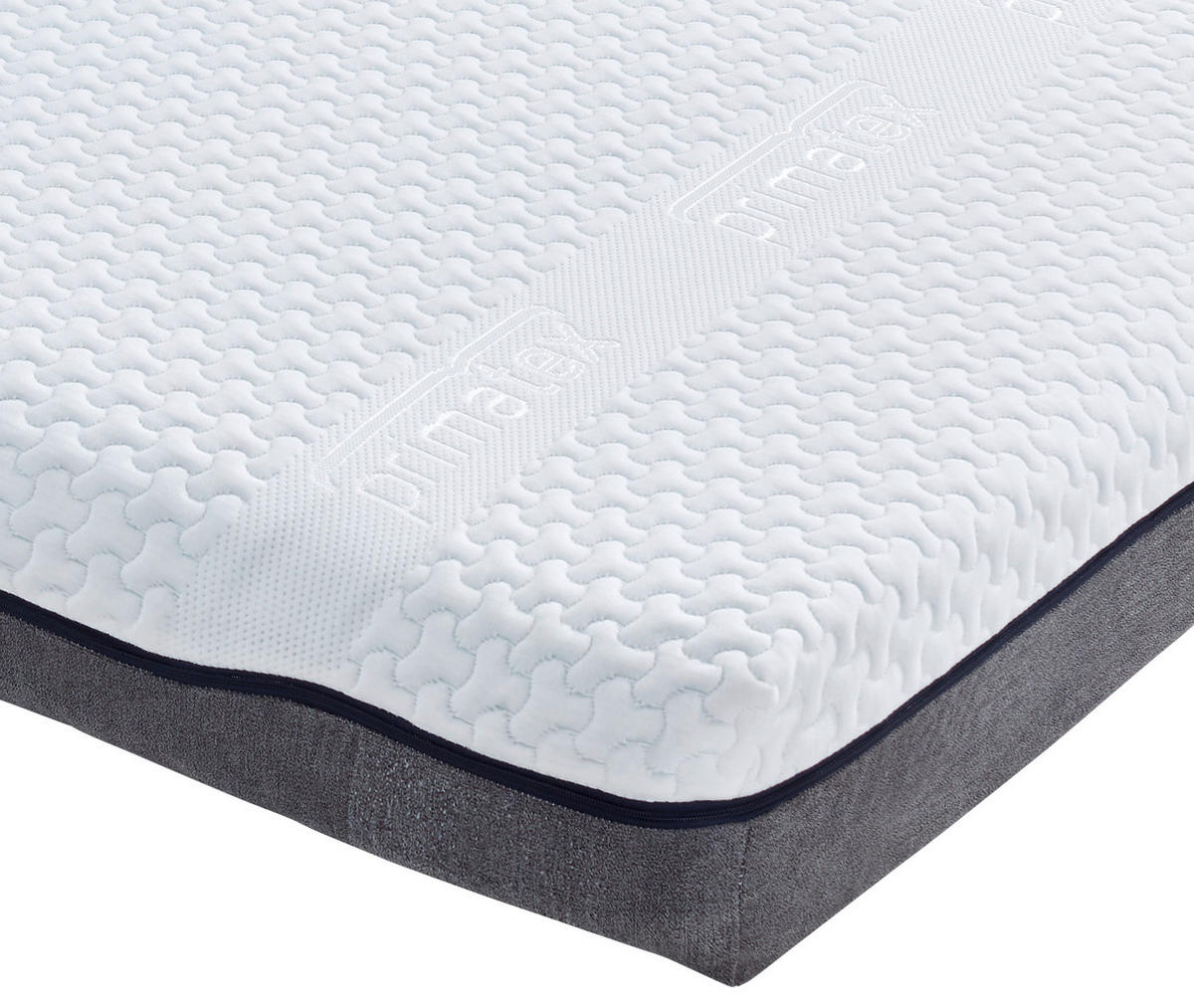 KALTSCHAUMMATRATZE 90/200 cm, Höhe ca.: 17 cm, H4 = sehr fest, 7-Zonen - Weiß, Textil (90/200cm) - Primatex