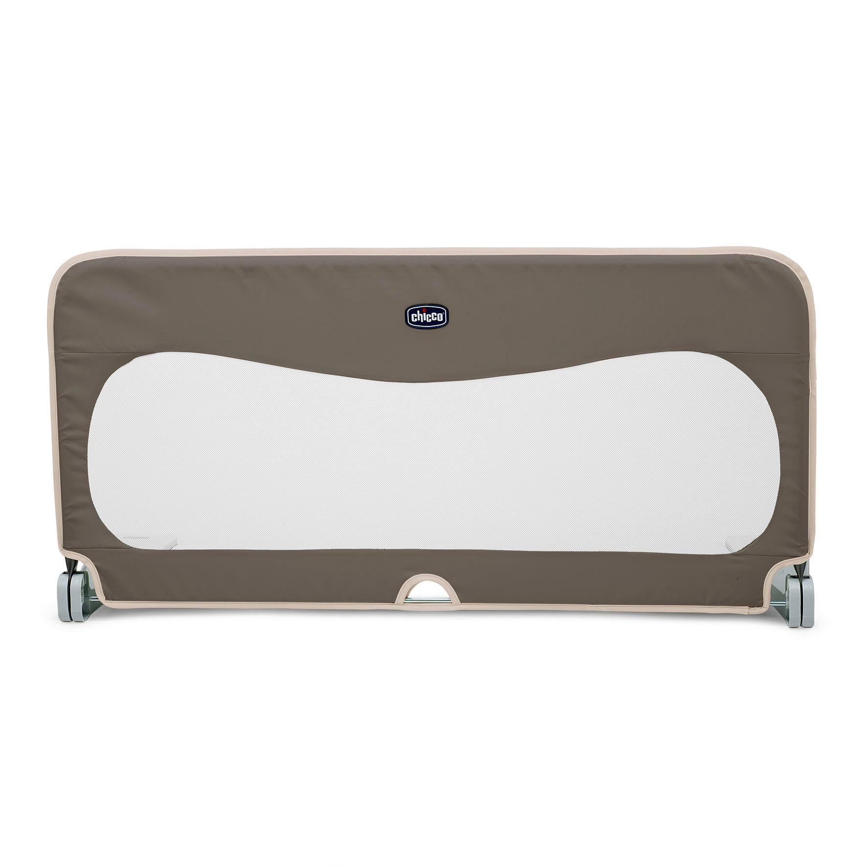 BETTSCHUTZGITTER 135/46 cm  - Braun, Basics, Textil/Metall (135/46cm) - Chicco
