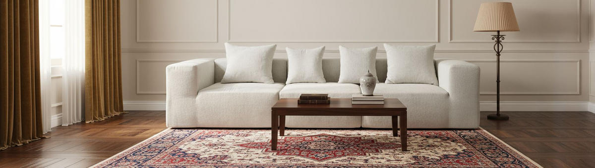 3-SITZER-SOFA Leinenoptik Beige  - Beige, Design, Textil (300/60/100cm) - P & B