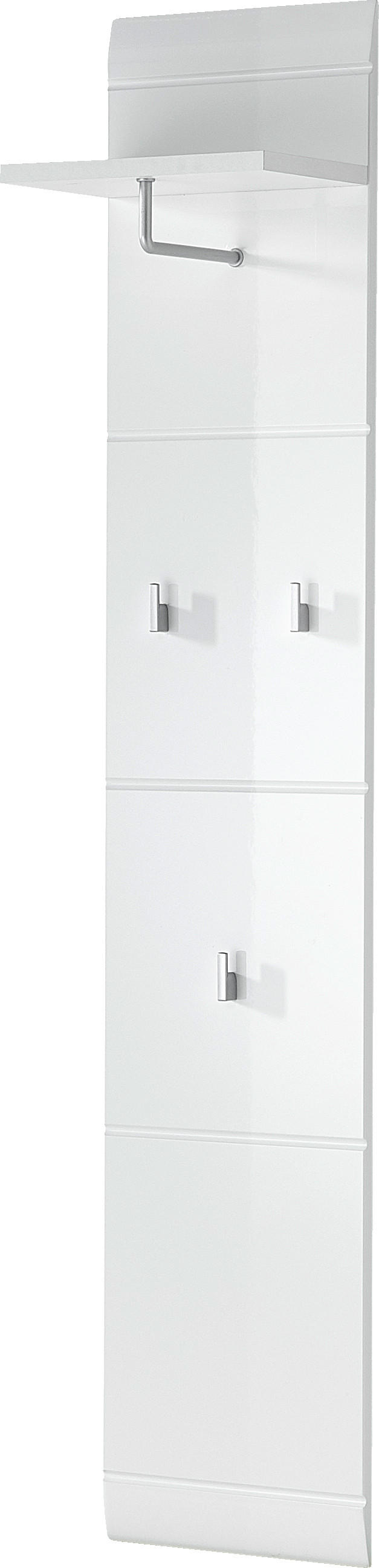 GARDEROBENPANEEL  in 30/152/23 cm  - Weiß, Design, Holzwerkstoff (30/152/23cm) - Carryhome