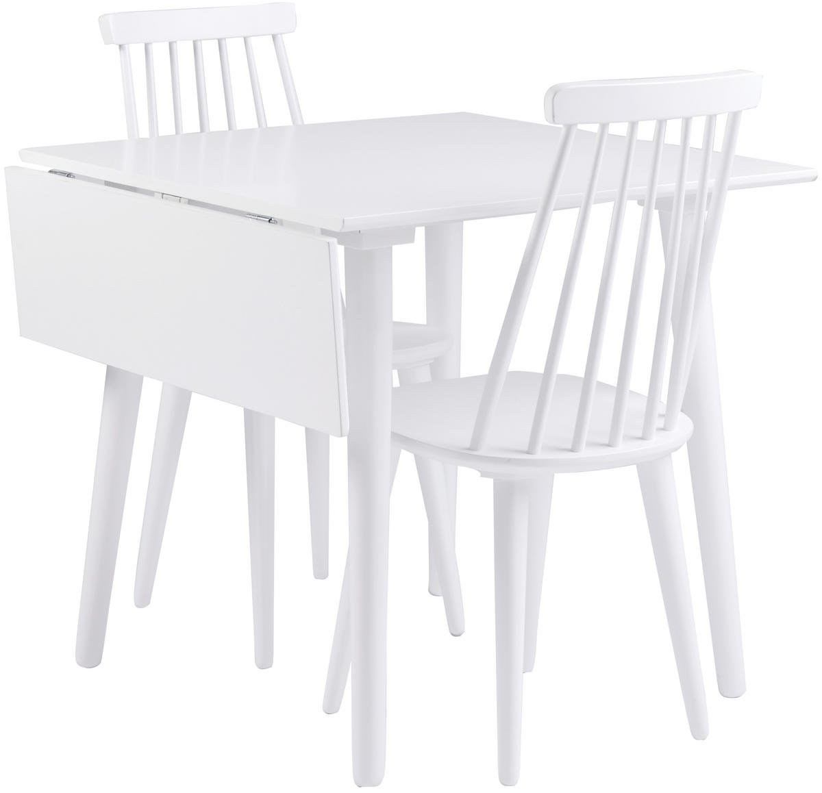 MATBORD i trä, trämaterial 80/80/75 cm   - vit, Design, trämaterial/trä (80/80/75cm) - Rowico