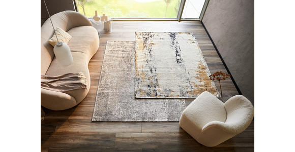 VINTAGE-TEPPICH 160/230 cm Bari Grau  - Grau, Design, Textil (160/230cm) - Novel