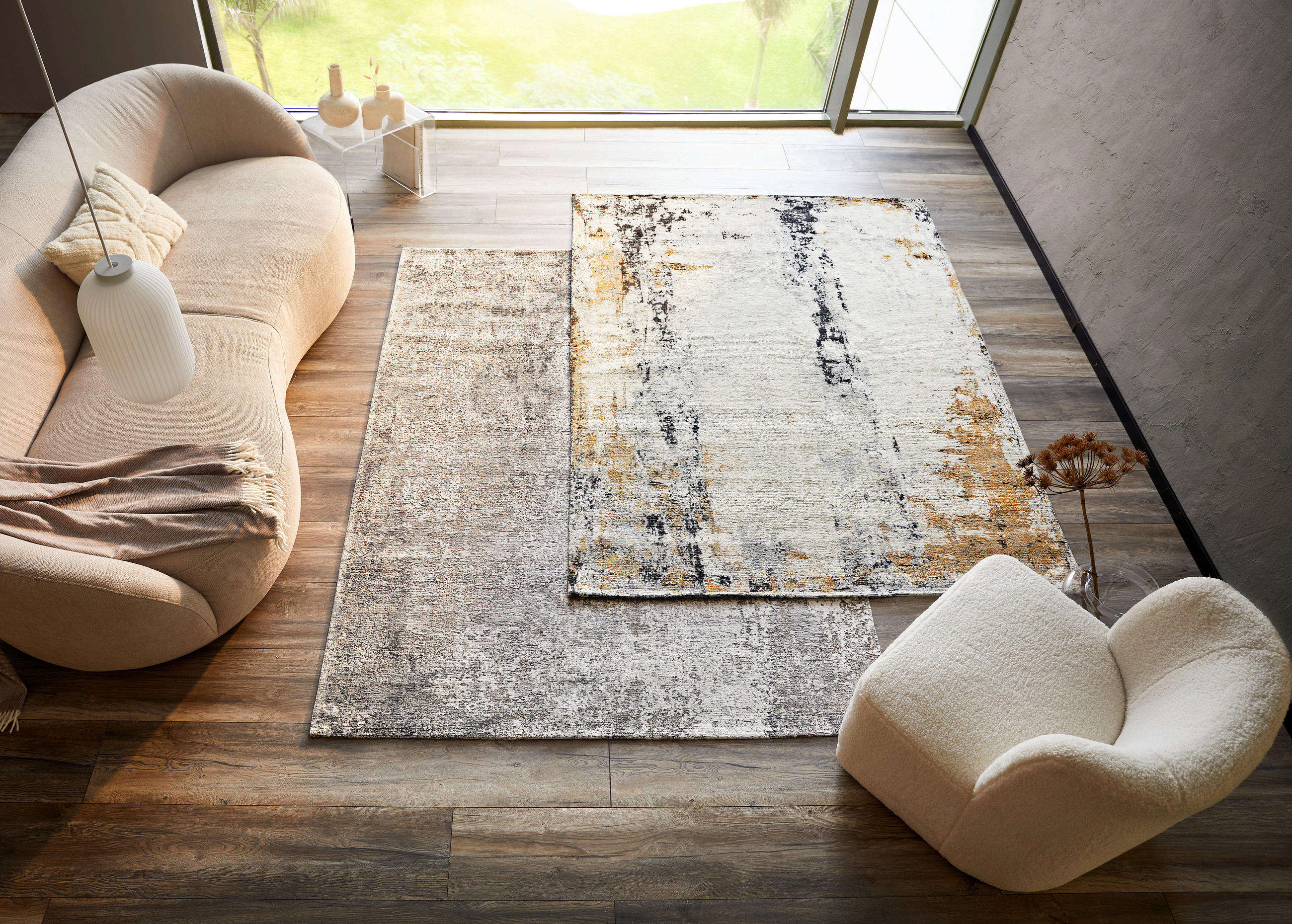 VINTAGE-TEPPICH 80/150 cm Grau  - Grau, Design, Textil (80/150cm) - Novel