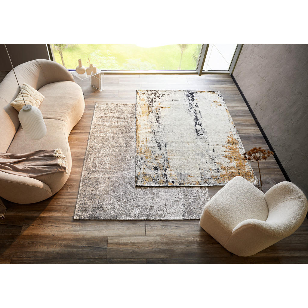 Thumbnail - Novel Vintage-Teppich Bari, Grau, Textil, Vintage, rechteckig, 120x180 cm, ISO 9001, Textiles Vertrauen - Oeko-Tex®, Glo...