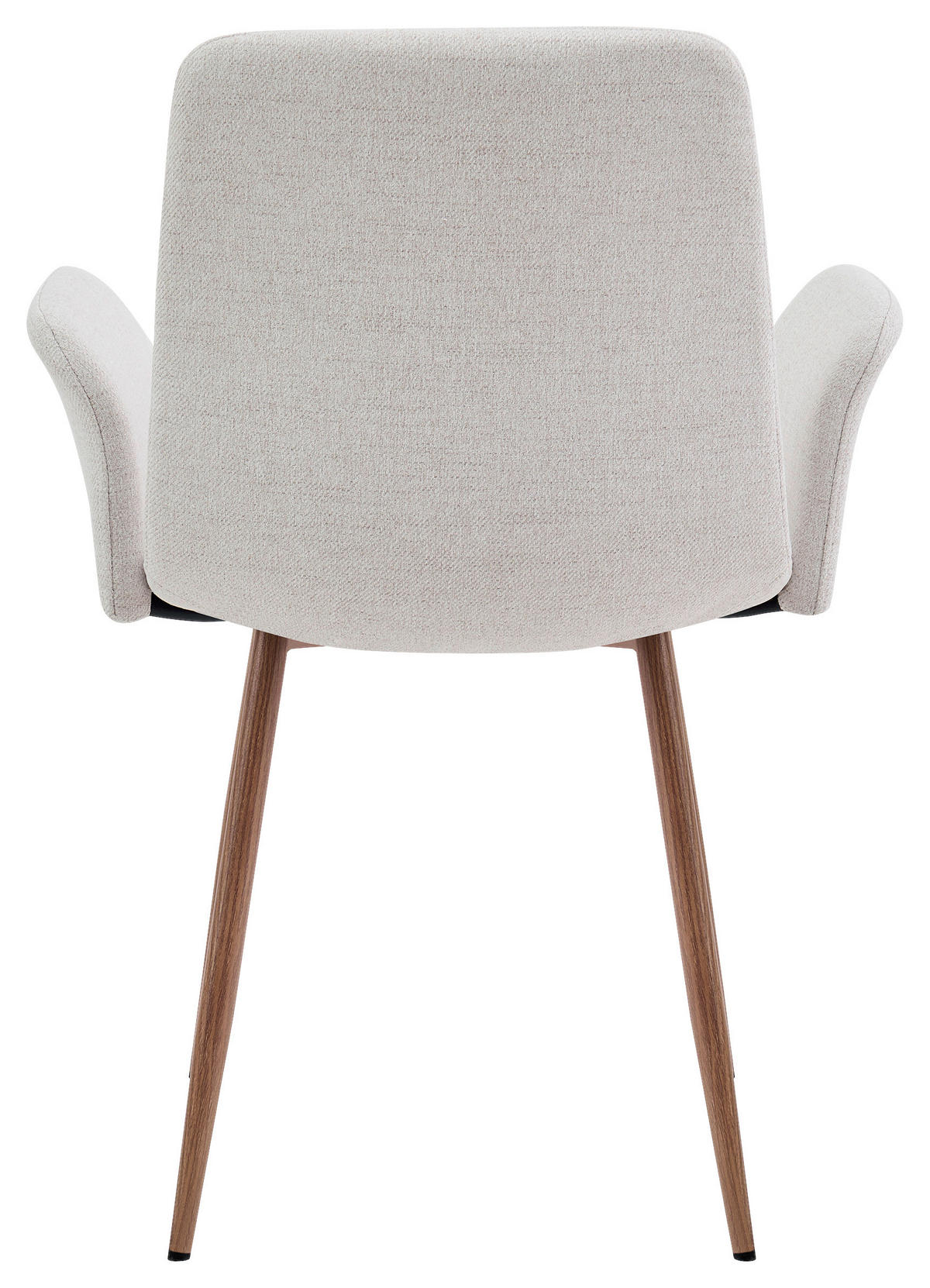 NASLANJAČ, kovina, tekstil naravne barve, bež  - naravne barve/bež, Design, kovina/tekstil (61/87/55cm) - Stylife