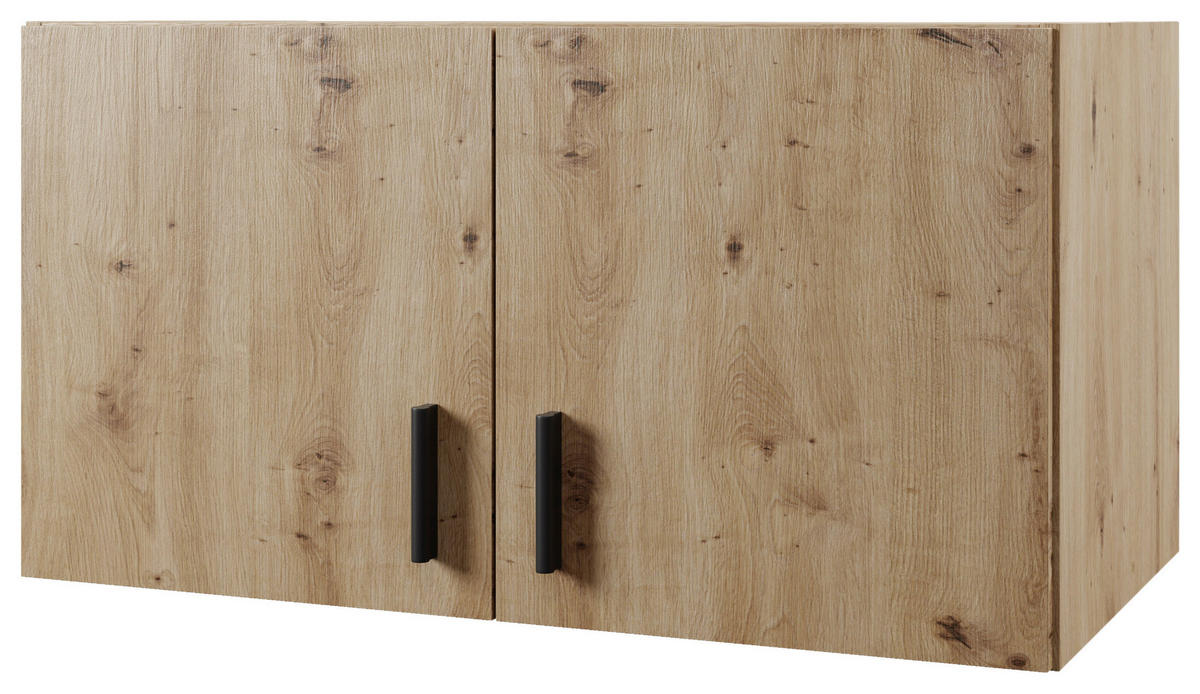 NÁSTAVEC NA SKŘÍŇ, dub artisan, 94/50/53 cm - černá/dub artisan, Konvenční, kompozitní dřevo (94/50/53cm) - Cantus