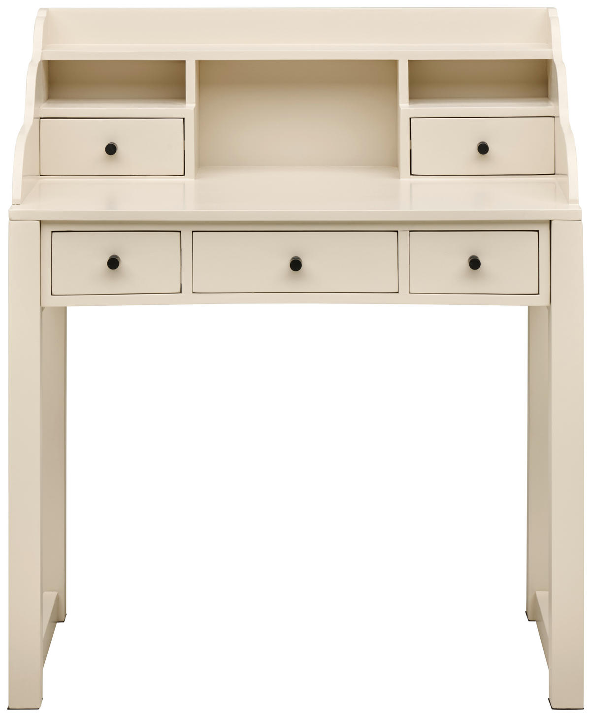 SEKRETÄR  in Weiß  - Schwarz/Weiß, MODERN, Holz/Metall (90/105/50cm) - Livetastic