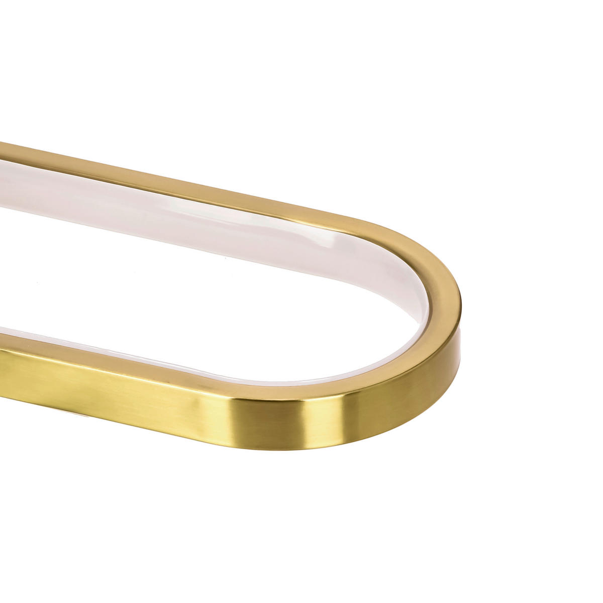 LED-WANDLEUCHTE 35/6.5/15 cm   - Goldfarben/Weiß, KONVENTIONELL, Kunststoff/Metall (35/6.5/15cm)
