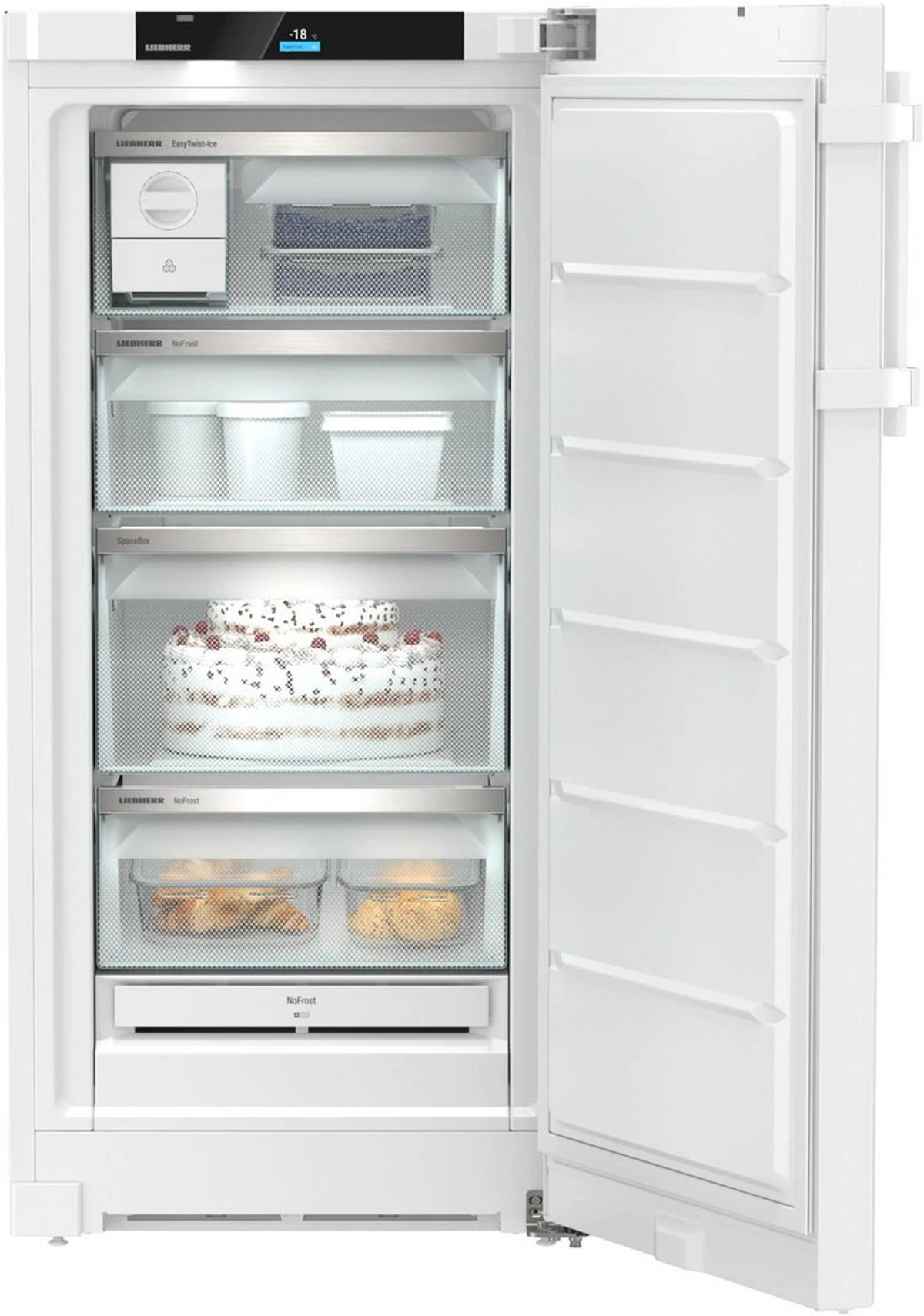 GEFRIERSCHRANK FNB425I  - Weiß, Basics, Metall (59,7/125,5/67,5cm) - Liebherr