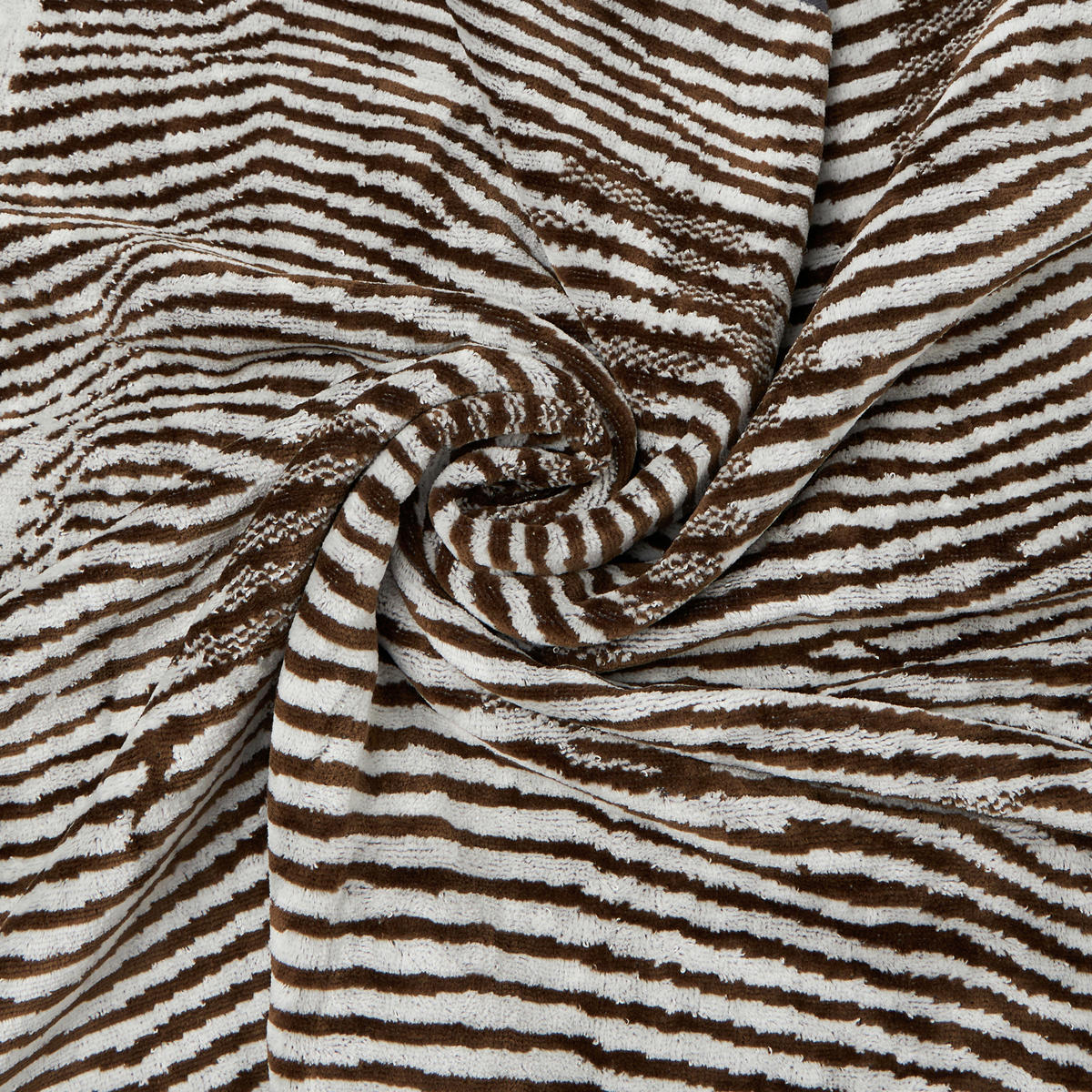 GÄSTETUCH STRIPES Braun 40/60 cm  - Braun, Basics, Textil (40/60cm) - Diesel
