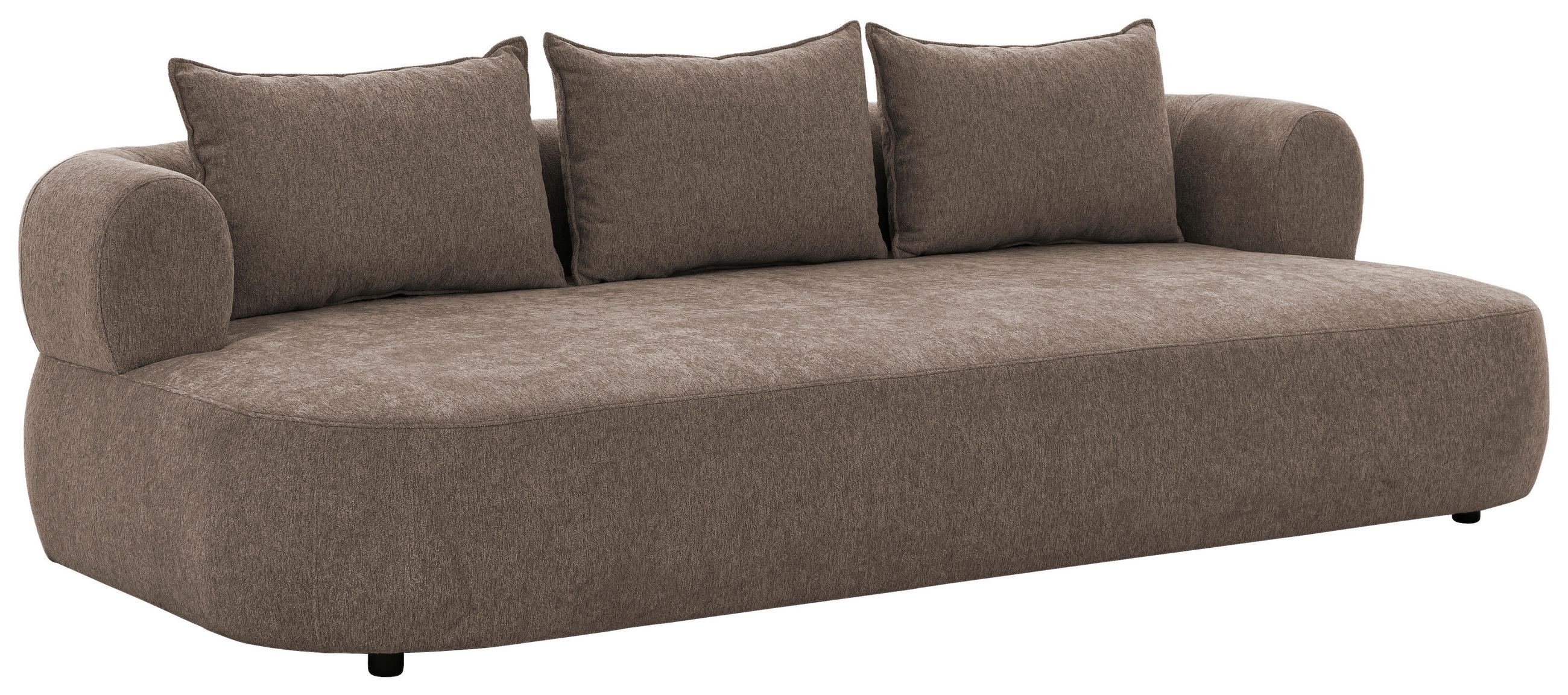 Thumbnail - Livetastic Bigsofa Ferro, Braun, Textil, 4-Sitzer, Füllung: Komfortschaum, Silikon, 240x76x122 cm, Made in EU, FSC 100%,...
