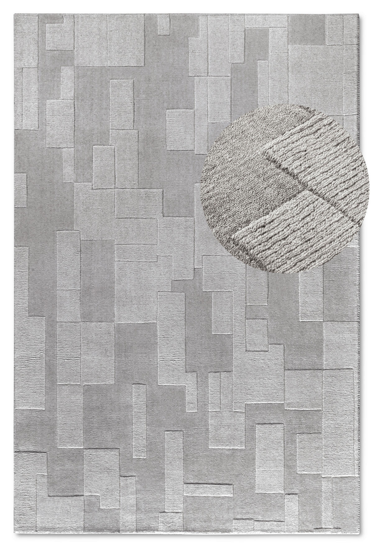 HANDWEBTEPPICH 160/230 cm Kollektion 1906 Grau  - Grau, Basics, Textil (160/230cm) - Villeroy & Boch