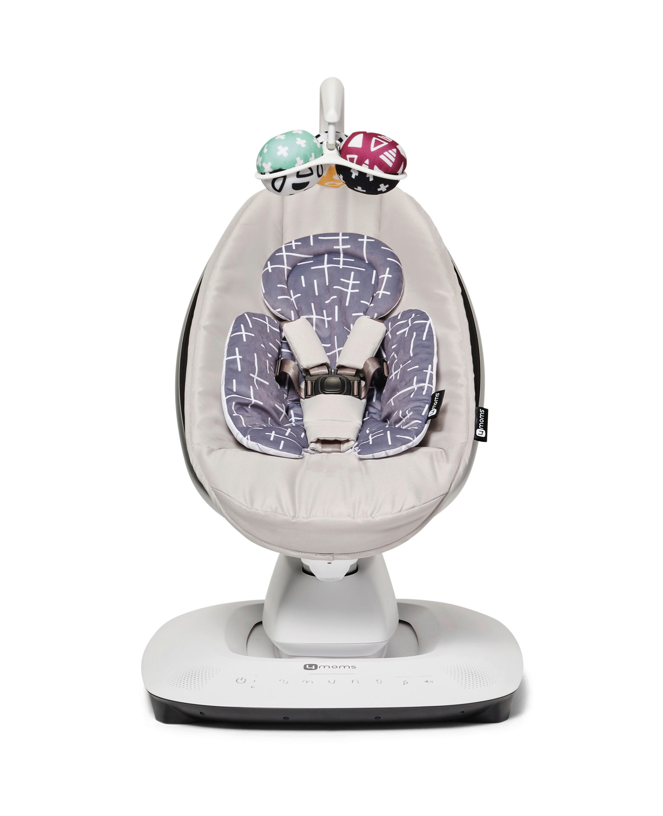 NEUGEBORENENEINSATZ MAMAROO, ROCKAROO  - Grau, Basics, Textil