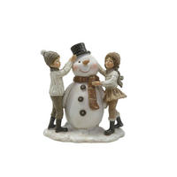 WEIHNACHTSFIGUR  - Creme, Basics, Kunststoff (14,5/7,5/15,5cm) - Cor Mulder