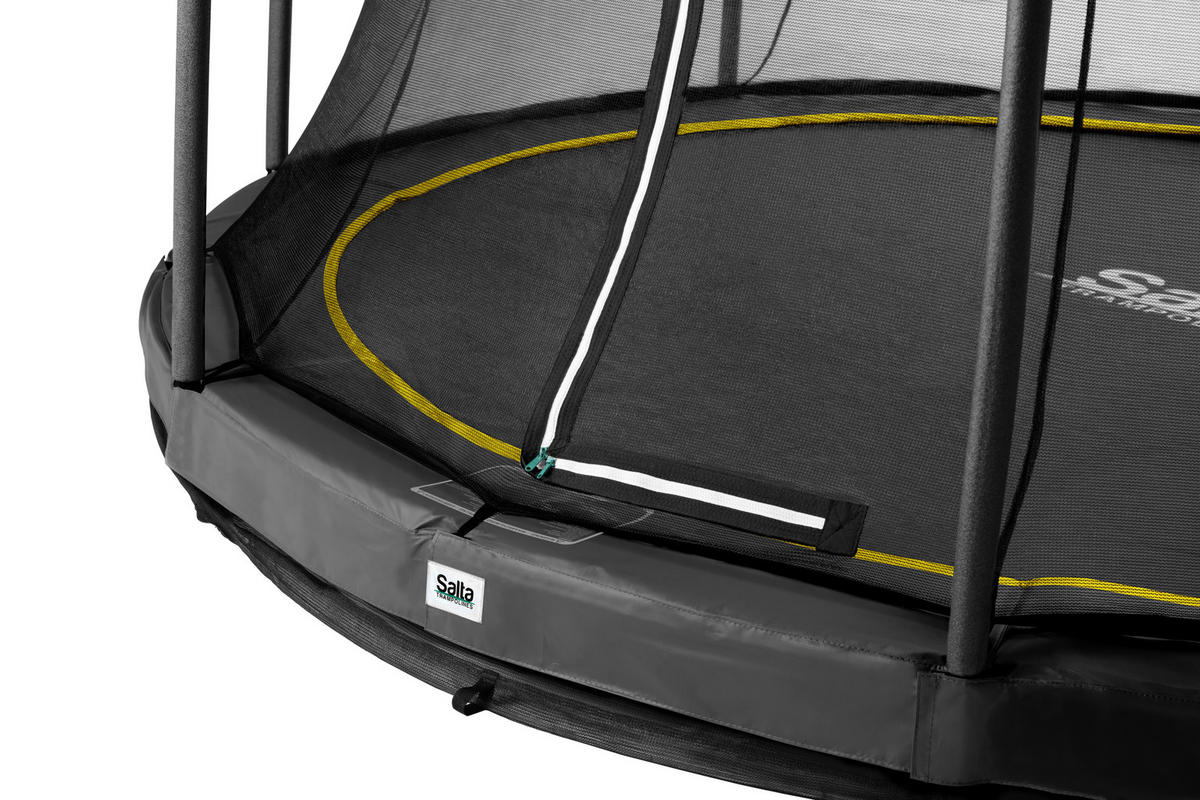 Trampolin Salta Comfort Ground Salta Comfort Edition Ground  - Schwarz, Basics, Metall (213cm) - Salta