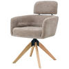 ARMLEHNSTUHL in Holz, Metall, Textil Beige  - Beige/Naturfarben, KONVENTIONELL, Holz/Textil (60/90/69cm) - Livetastic