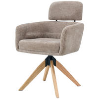 ARMLEHNSTUHL in Holz, Metall, Textil Beige  - Beige/Naturfarben, KONVENTIONELL, Holz/Textil (60/90/69cm) - Livetastic