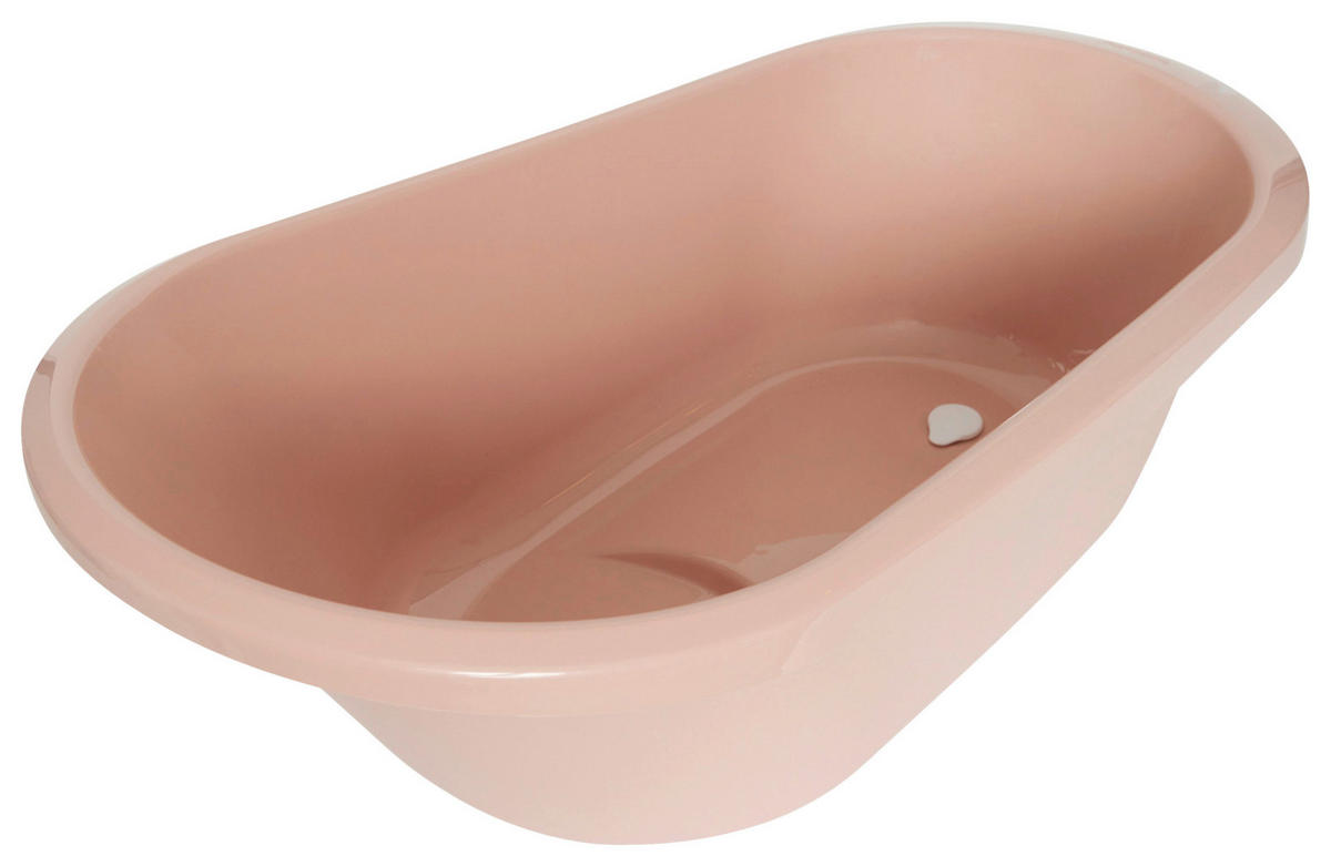 SET ZA KUPANJE BEBE  SENSE  - prljavo ružičasta, Basics, plastika (79.5/40/46cm) - Bebe Jou