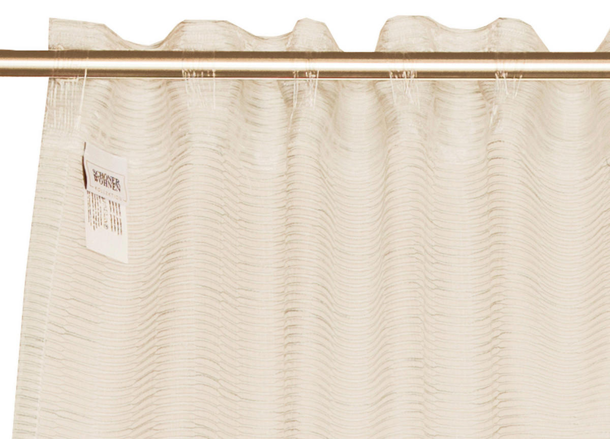FERTIGVORHANG  transparent  130/250 cm   - Creme, Basics, Textil (130/250cm) - Schöner Wohnen