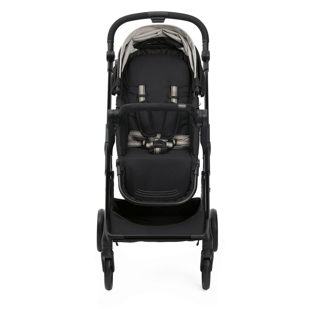 BUGGY SEETY  - Schwarz, Basics, Textil/Metall (55/73/99-110cm) - Chicco
