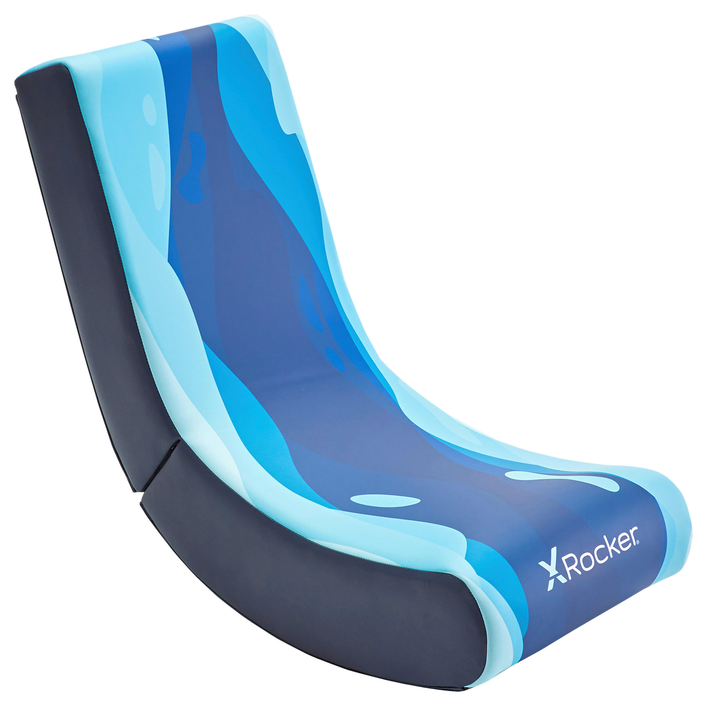 GAMINGSESSEL Blau Textil   - Blau, MODERN, Textil (41/65/85cm) - X Rocker