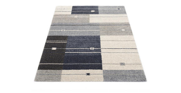 LÄUFER 80/200 cm Palazzo Alto Blau, Grau  - Blau/Grau, Design, Textil (80/200cm) - Novel