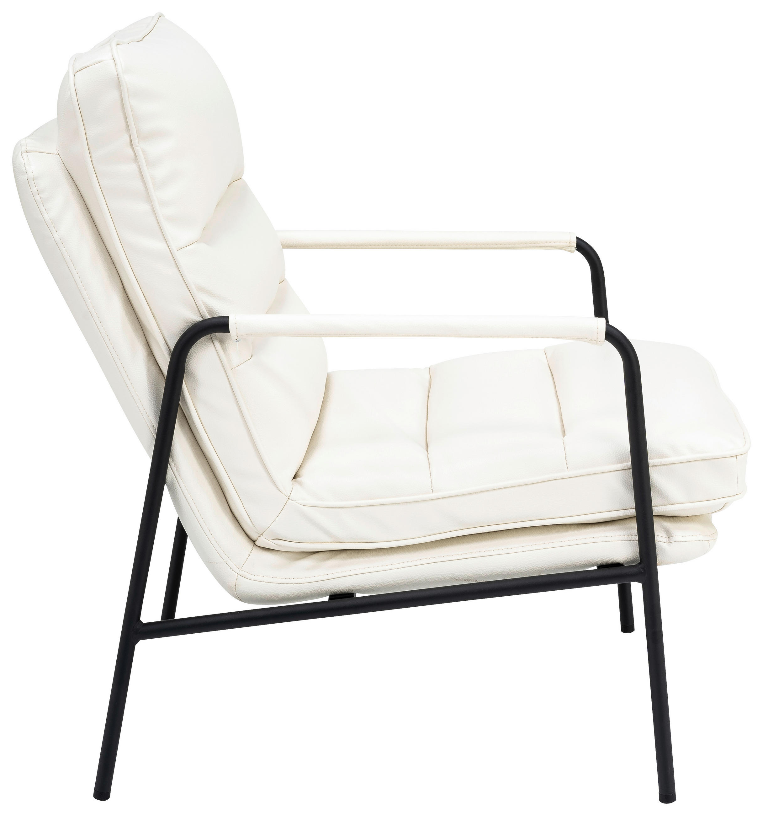 Thumbnail - Mid.you Sessel, Weiß, Textil, 58.5x85x82 cm, Wohnzimmer, Sessel, Polstersessel