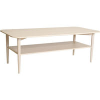 SOFFBORD i trä 135/65/48 cm  - ek Bianco, Design, trä (135/65/48cm) - Best Price