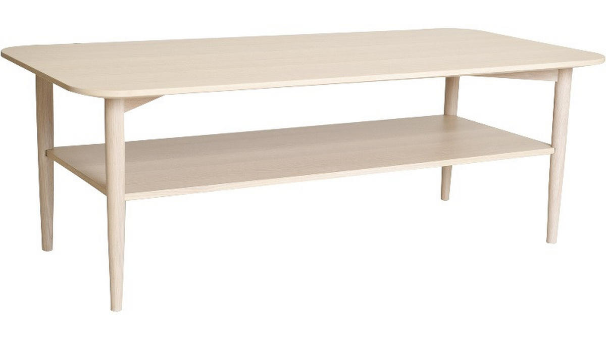 SOFFBORD i trä 135/65/48 cm  - ek Bianco, Design, trä (135/65/48cm) - Best Price