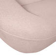 2-SITZER-SOFA in Flachgewebe Rosa  - Schwarz/Rosa, KONVENTIONELL, Kunststoff/Textil (223/79/94cm) - Carryhome