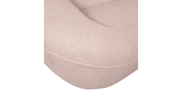 2-SITZER-SOFA in Flachgewebe Rosa  - Schwarz/Rosa, KONVENTIONELL, Kunststoff/Textil (223/79/94cm) - Carryhome