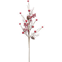DÍSZÁG - piros, Basics, műanyag (54cm)