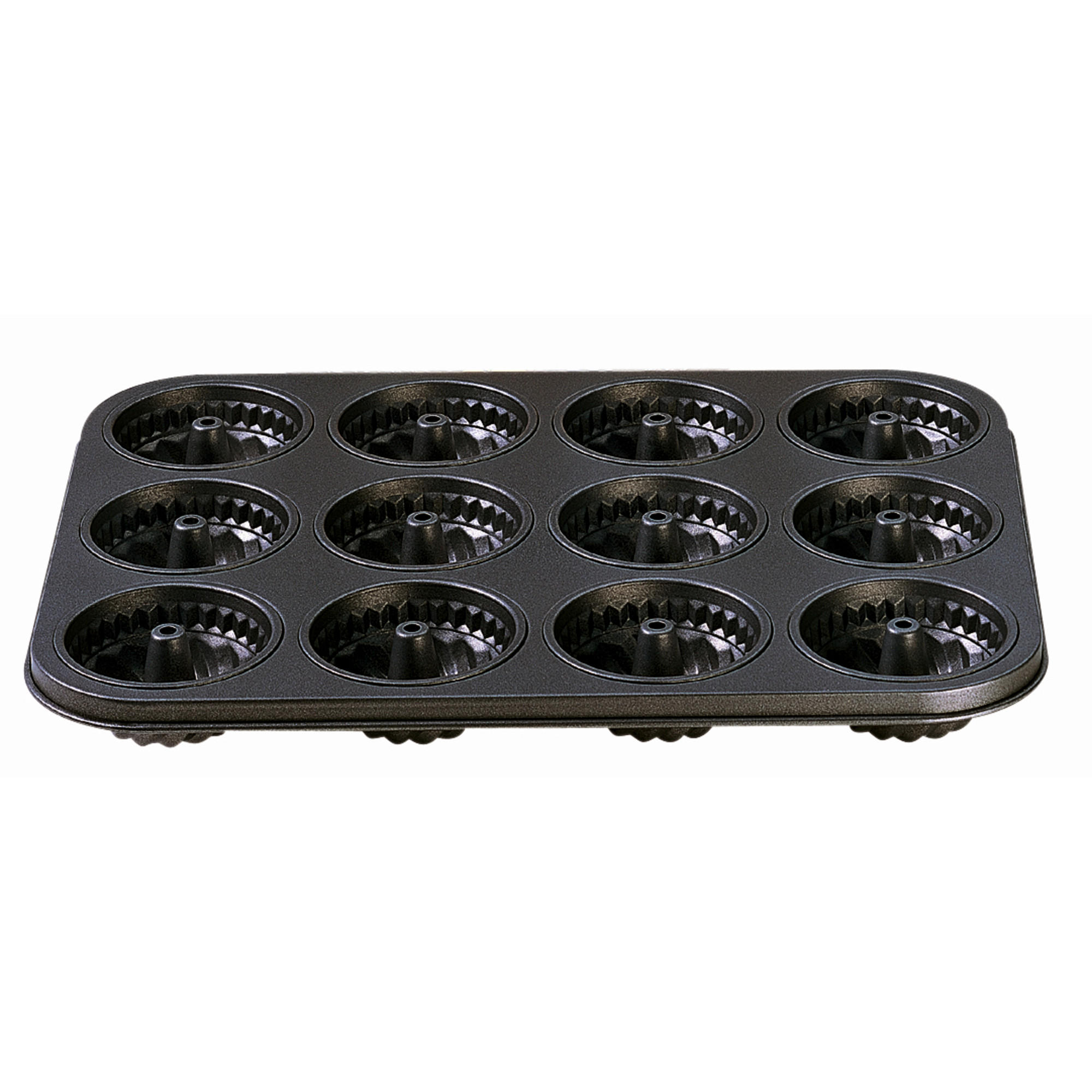KALUP ZA MUFFINE Inspiration - antracit, Basics, metal (38/26,5/3,5cm) - Kaiser