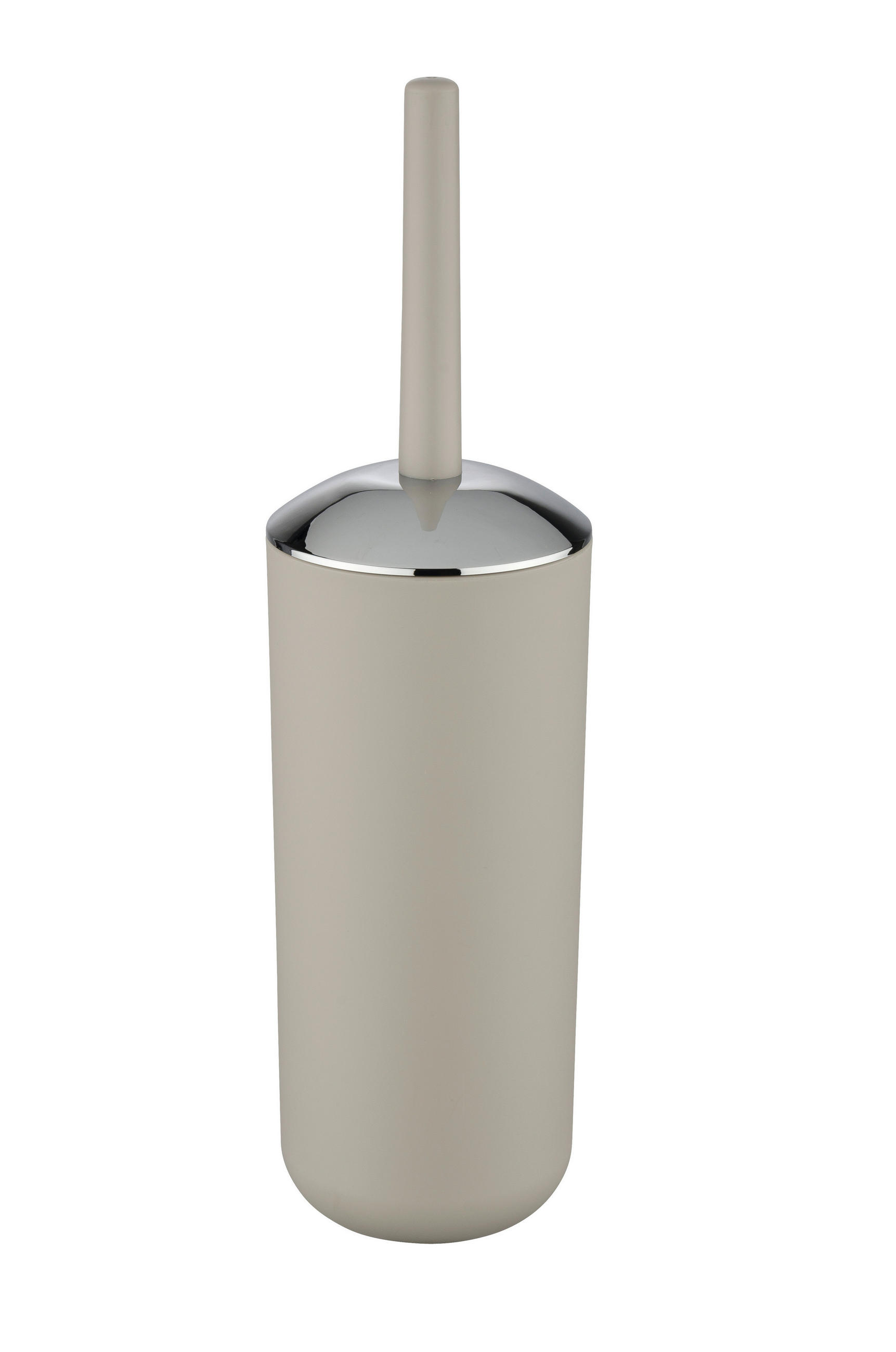 WC SADA - ŠTĚTKA A DRŽÁK - šedohnědá, Basics, plast (10/37/10cm)