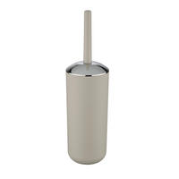 WC SADA - ŠTĚTKA A DRŽÁK - šedohnědá, Basics, plast (10/37/10cm)
