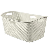 KOŠARA ZA RUBLJE      60/39/28 cm      - bijela, Basics, plastika (60/39/28cm) - Curver