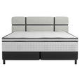 BOXSPRINGBETT 180/200 cm  in Creme, Anthrazit  - Anthrazit/Creme, Design, Textil/Metall (180/200cm) - Esposa