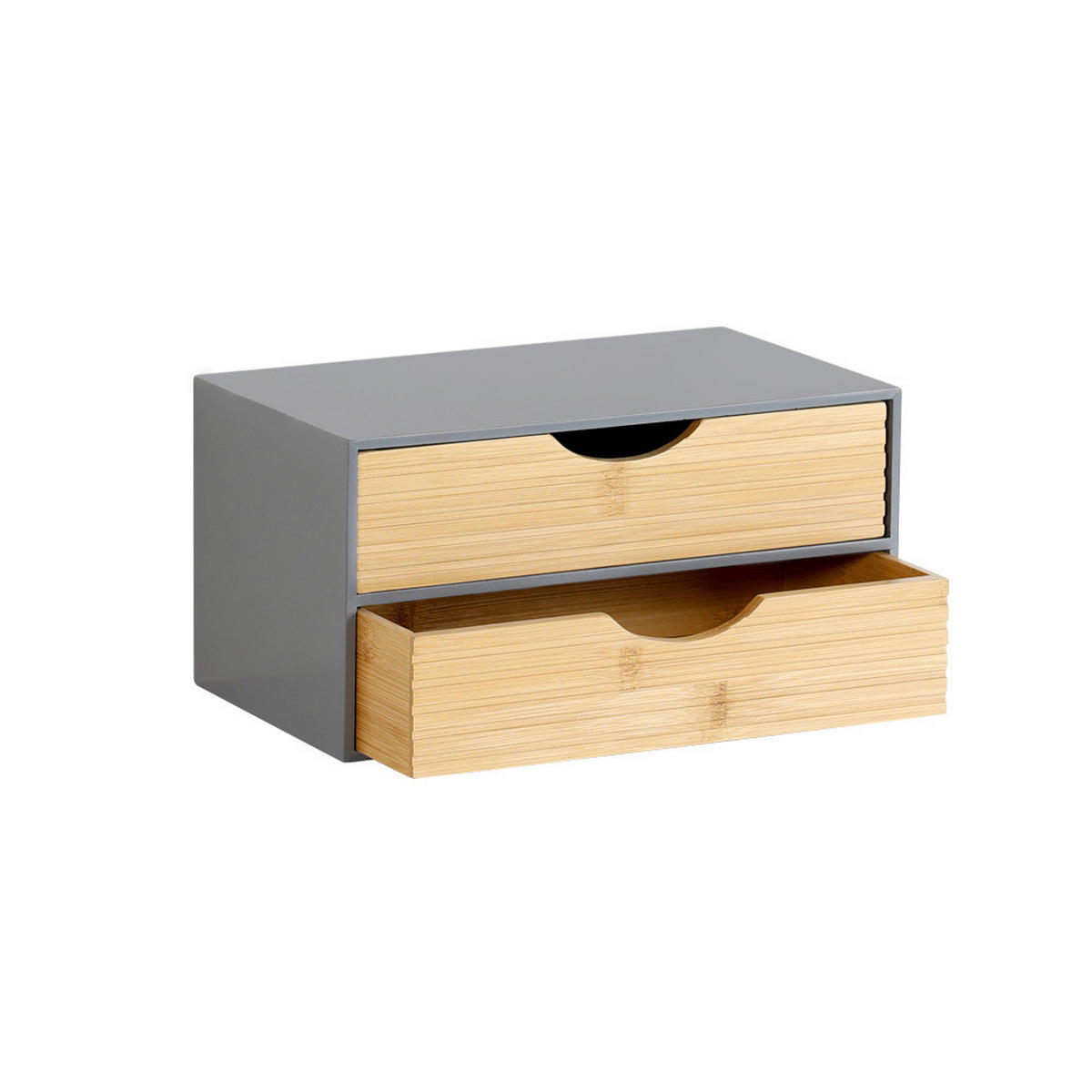 TISCHORGANIZER  - Naturfarben/Grau, Basics, Naturmaterialien/Holzwerkstoff (27/16/14cm) - Kesper