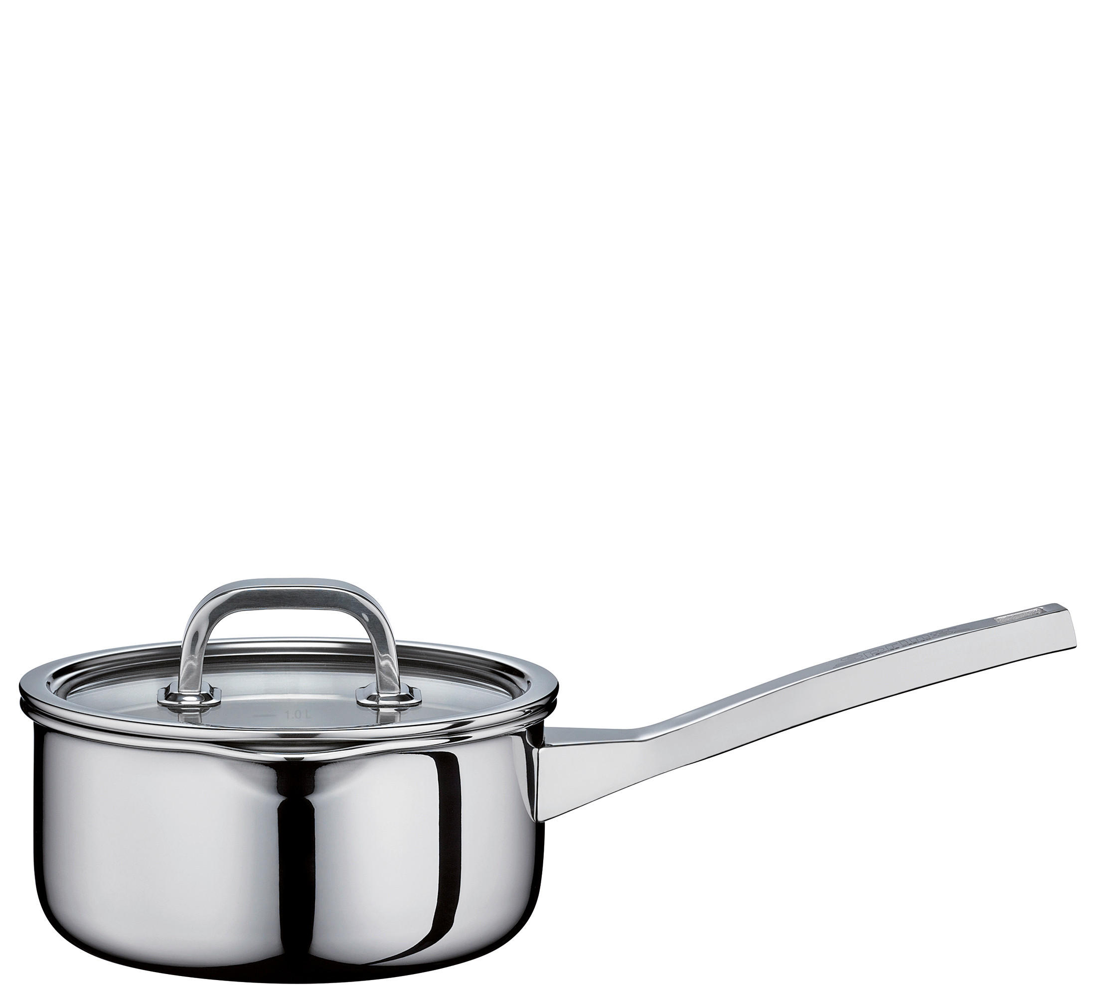 STIELKASSEROLLE FINESSE2+ 1.4 L  - Transparent/Silberfarben, Basics, Glas/Kunststoff (16/7,5cm) - Spring
