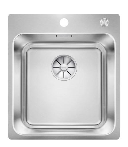 SPÜLE Solis  - Edelstahlfarben, Basics, Metall (44/18,5/50cm) - Blanco