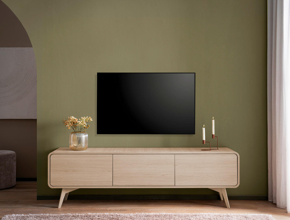 LOWBOARD  180/53/39 cm  Typenauswahl, stehend  - Eichefarben, Design, Holz/Holzwerkstoff (180/53/39cm) - Livetastic