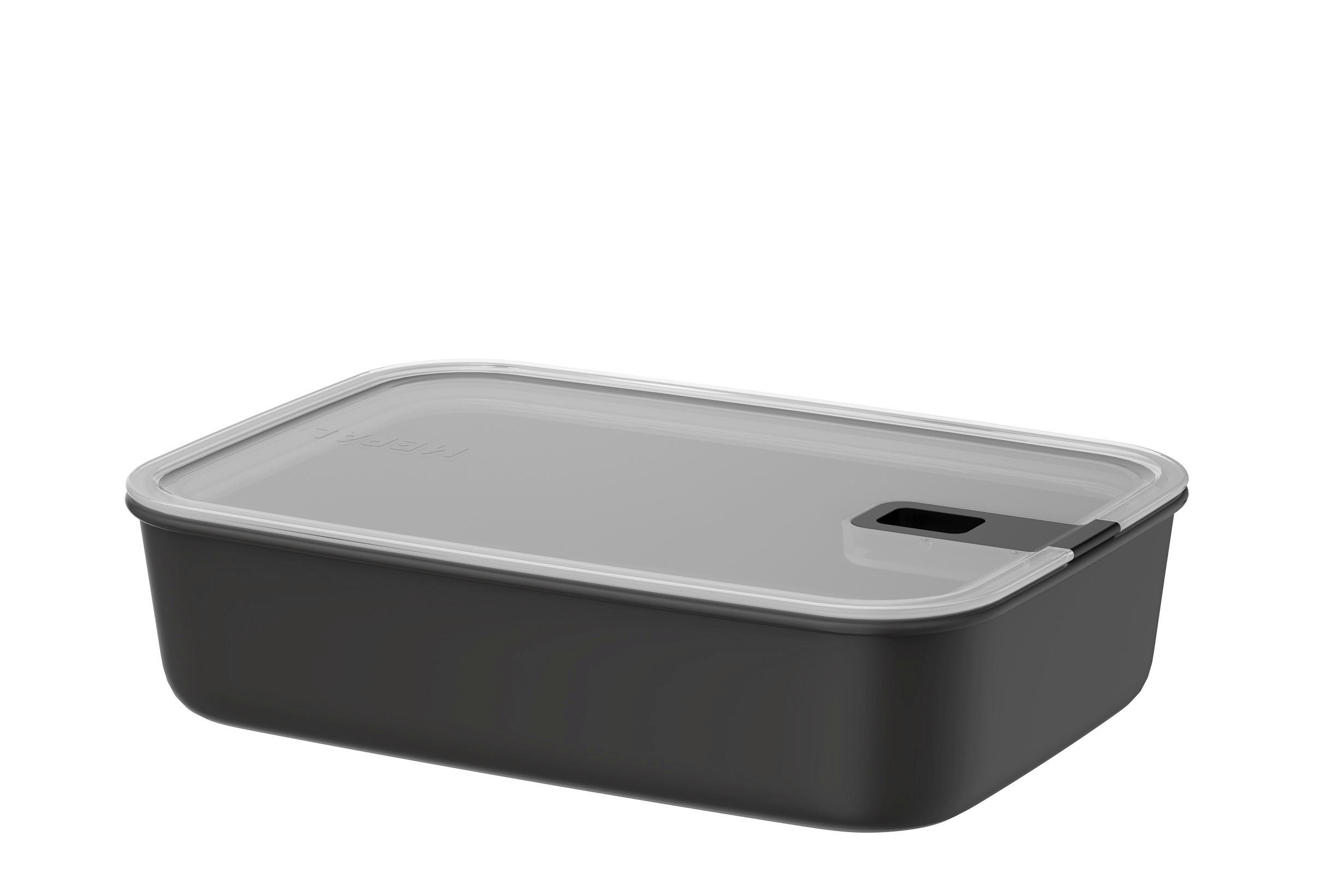 FRISCHHALTEDOSE Easyclip 2,25 L  - Klar/Schwarz, Basics, Kunststoff (19,8/7,0/27,8cm) - Mepal