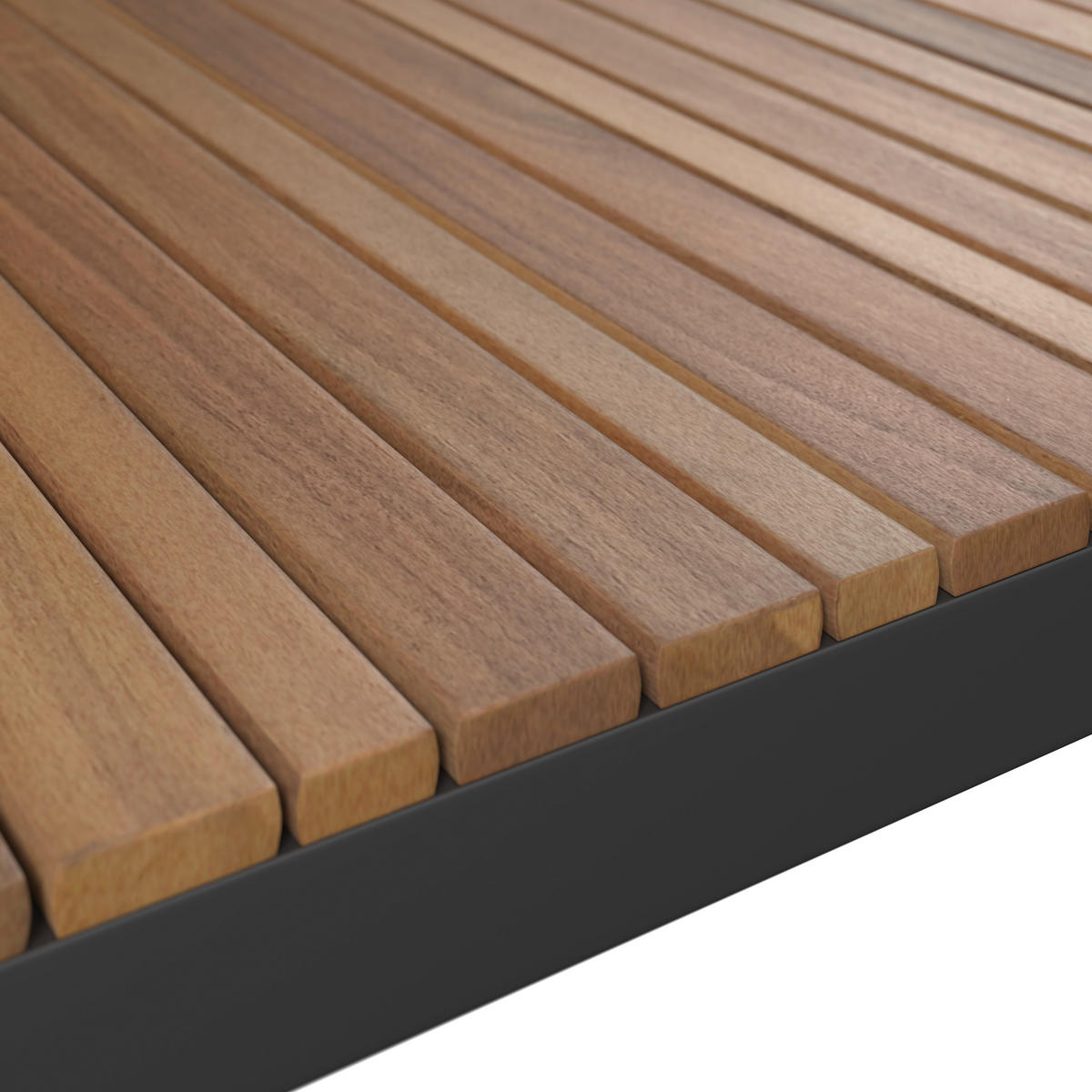 LOUNGETISCH  - Grau, MODERN, Holz/Metall (110/45/62cm) - Ambia Garden