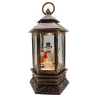 FELINAR CU LED - maro/transparent, Konventionell, plastic (14,3/26/12,5cm) - X-Mas
