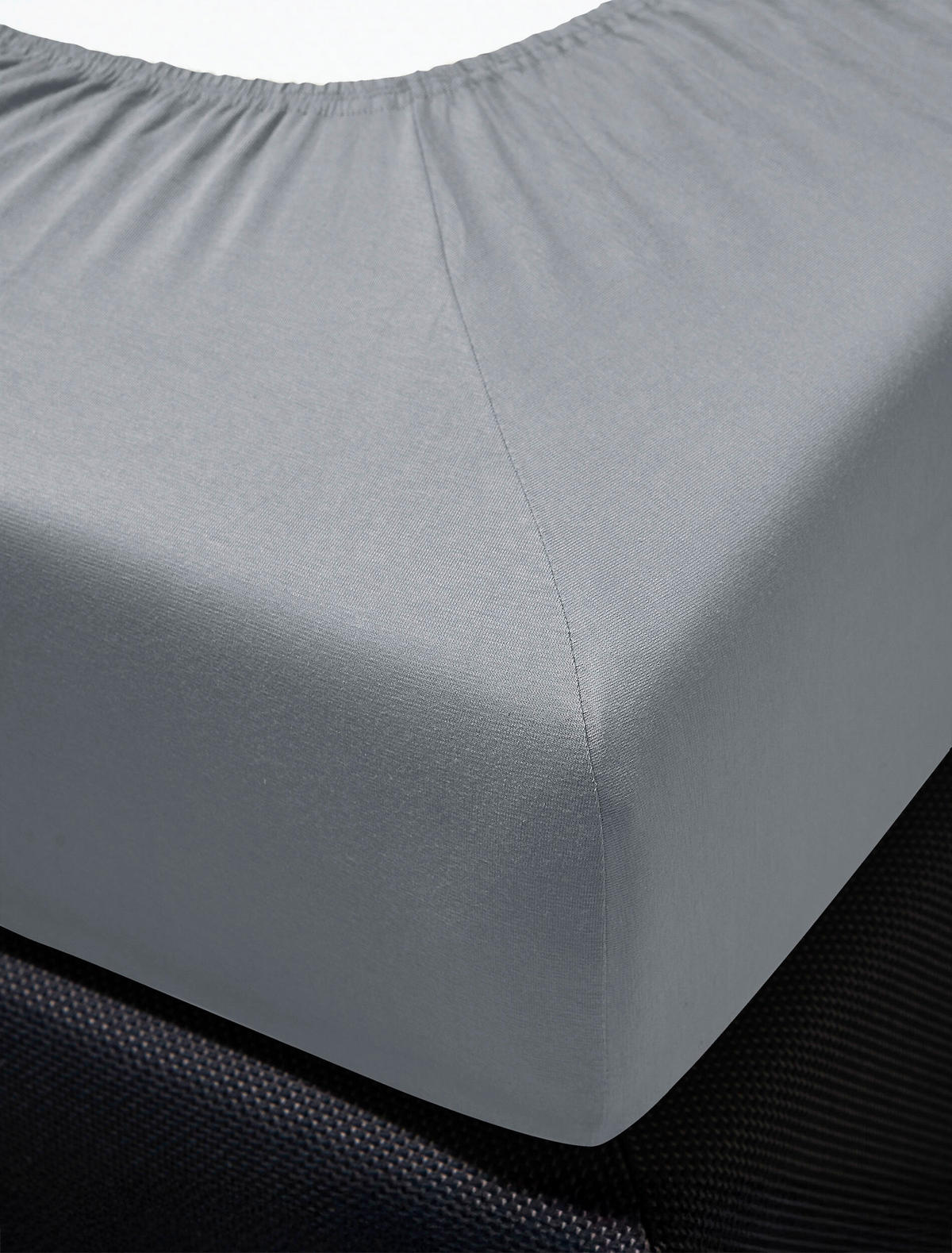 SPANNLEINTUCH 90-100/200-220 cm Jersey  - Grau, KONVENTIONELL, Textil (90-100/200-220cm) - Irisette