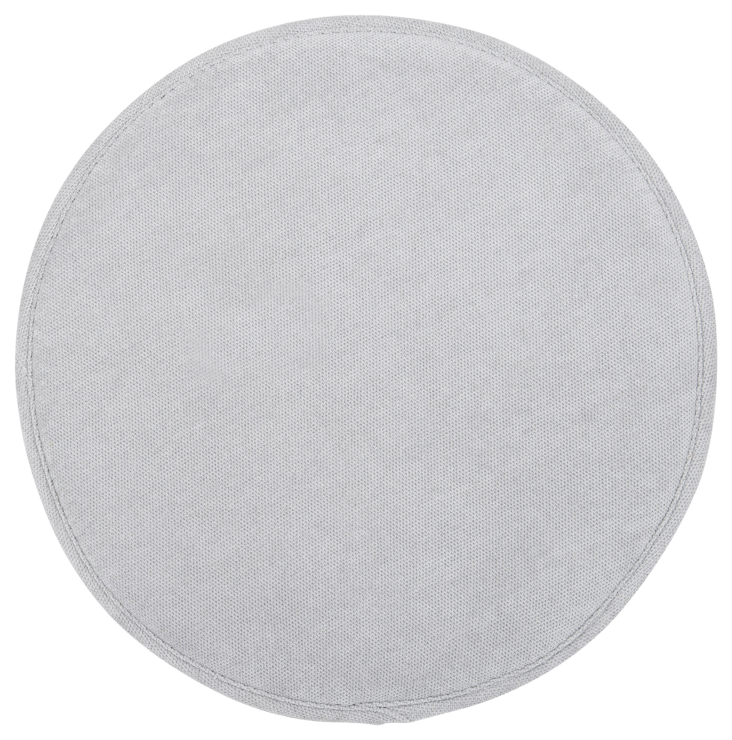 Sitzkissen Campino Silberfarben ⌀ 38 Cm Polyester