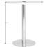 BARTISCH in Metall, Glas 90/105 cm - Edelstahlfarben/Weiß, Design, Glas/Metall (90/105cm) - Dieter Knoll BARTISCH in Metall, Glas 90/105 cm - Edelstahlfarben/Weiß, Design, Glas/Metall (90/105cm) - Dieter Knoll