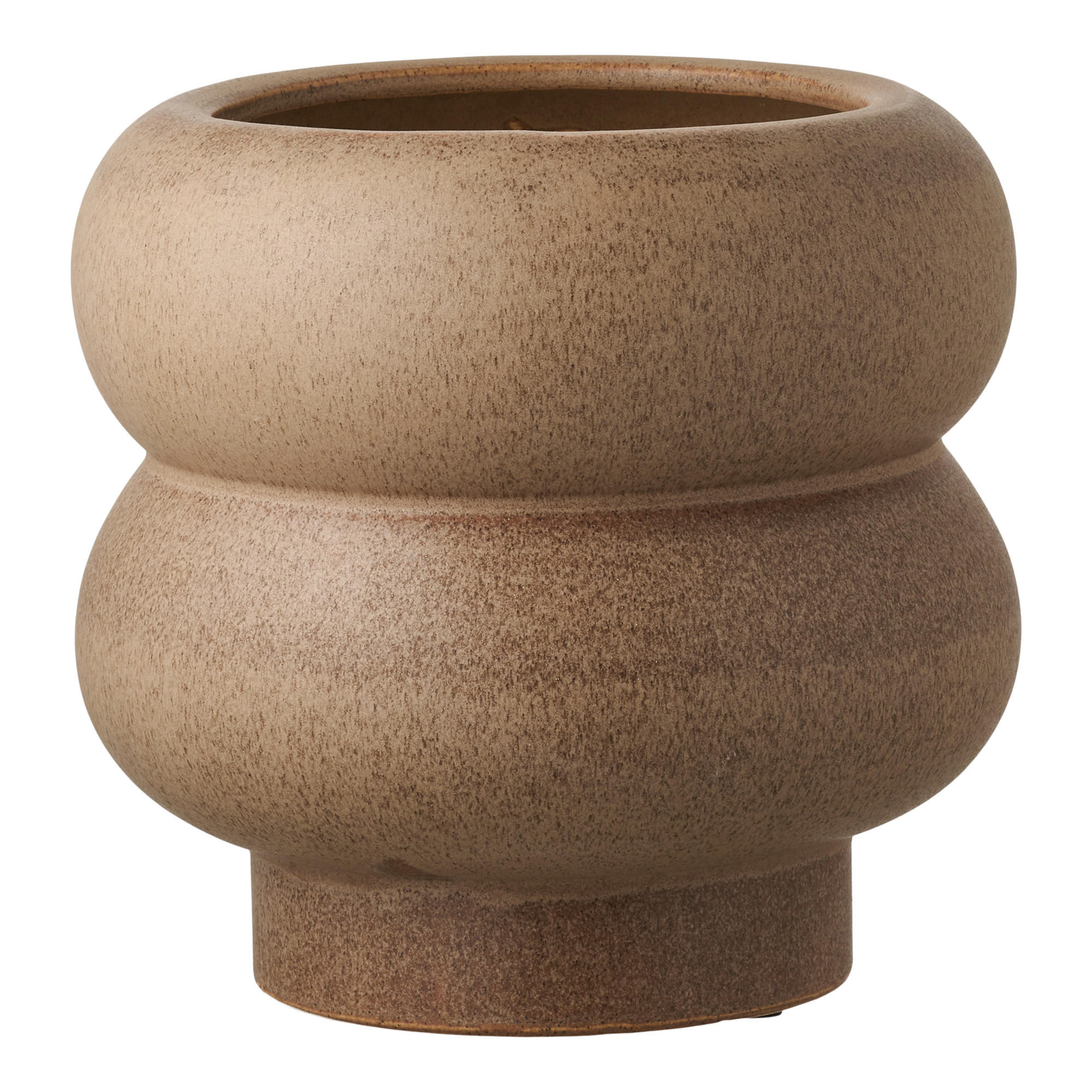 BLOMKRUKA 19/17,5 cm brun  - brun, Basics, keramik (19/17,5cm)